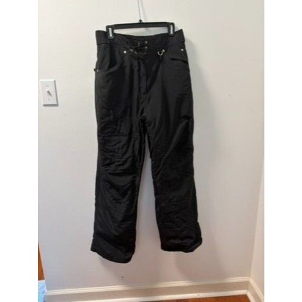 Slalom 960F95LW02 Womens L Black Pants D-ring Attachment Size Snow Large